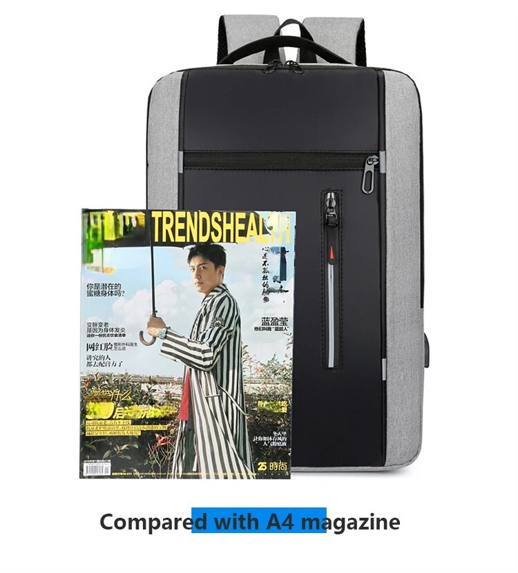 Business Backpack Waterproof, Men USB 15.6 Inch Laptop, school Backpack .