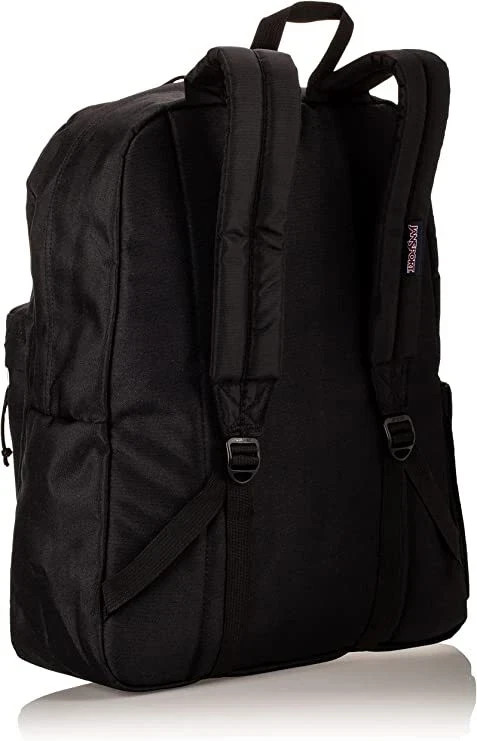 JanSport Superbreak Plus Backpack in Black for Work and Travel with Water Pocket