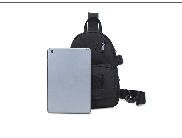 Tactical Small MOLLE Compact Crossbody Hiking Cycling Pack Chest Sling Backpack