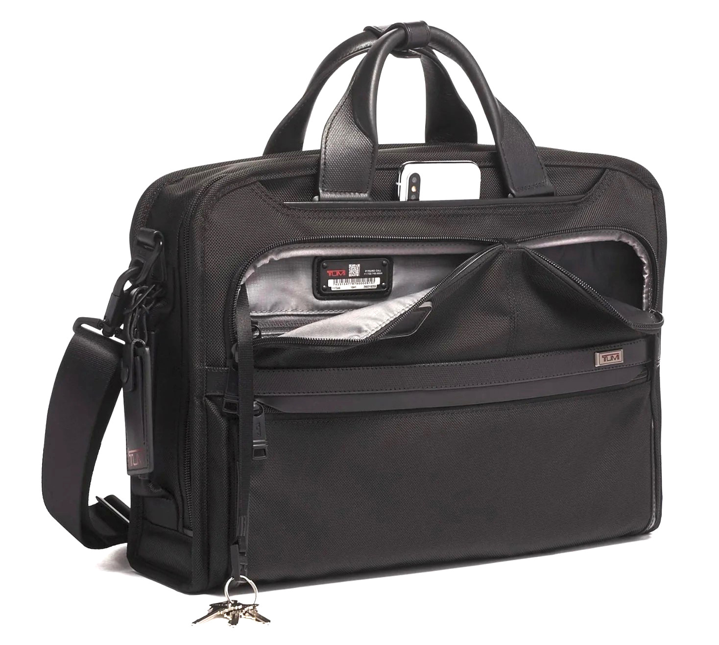 Tumi Alpha 3 Slim Three Way Backpack Briefcase Laptop Bag Nylon 2603182D3 $550