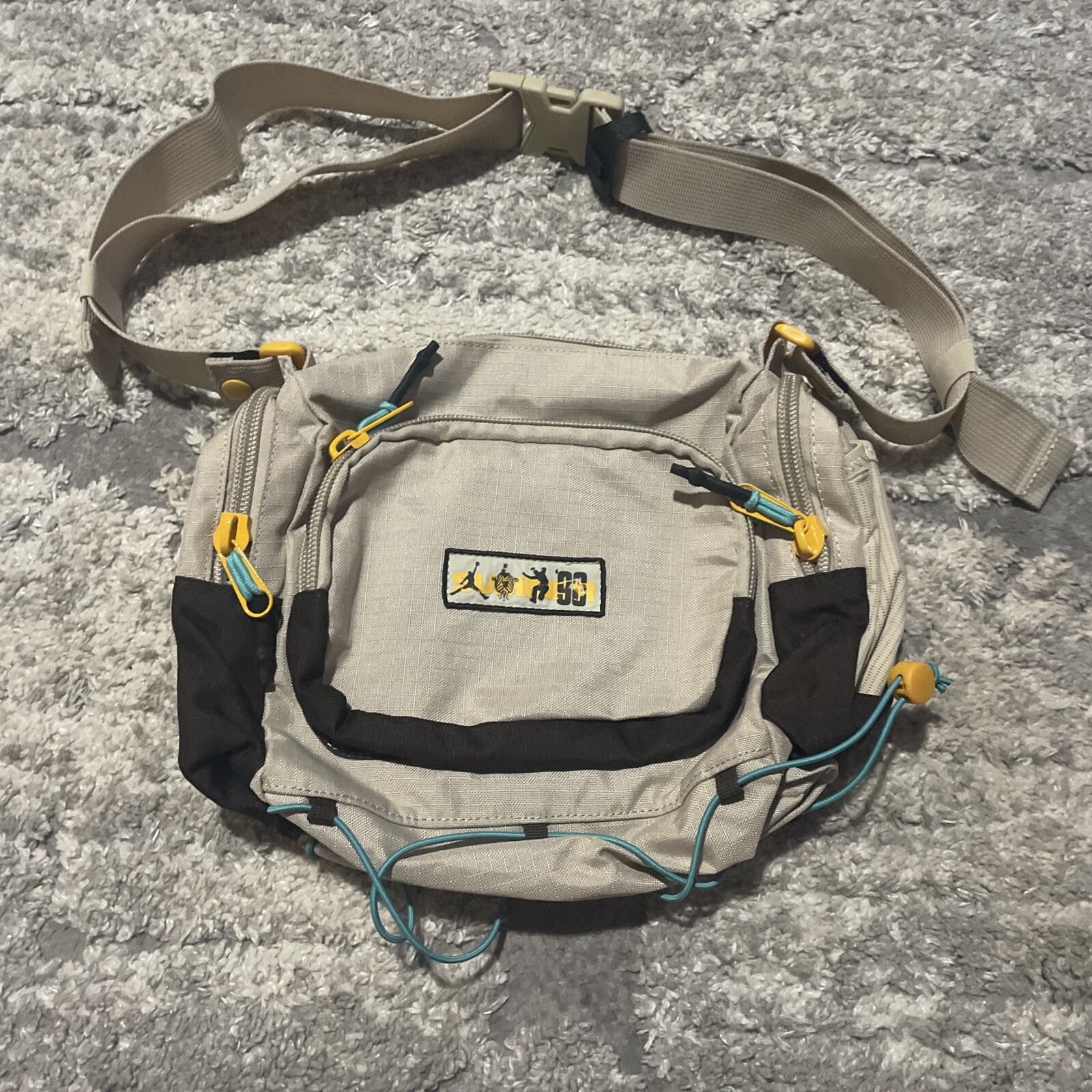 NIKE Air Jordan UNION Bag Crossbody Bephies Beauty Supply BBS Bungee Beige Brown