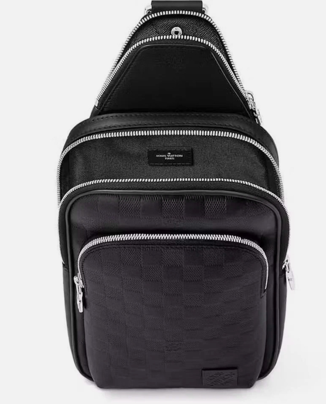 Louis Vuitton Avenue Sling Bag Black Leather