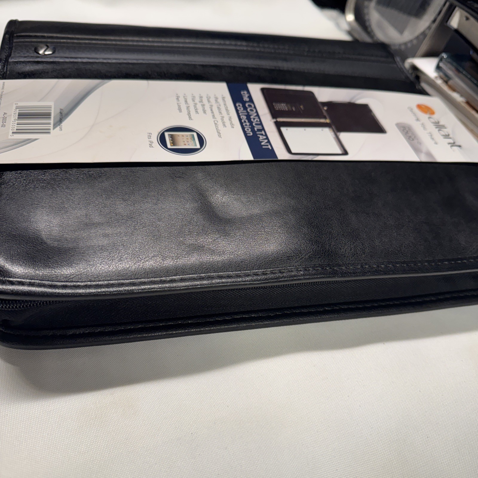 Allant Black Leather Briefcase 11.5 X 13