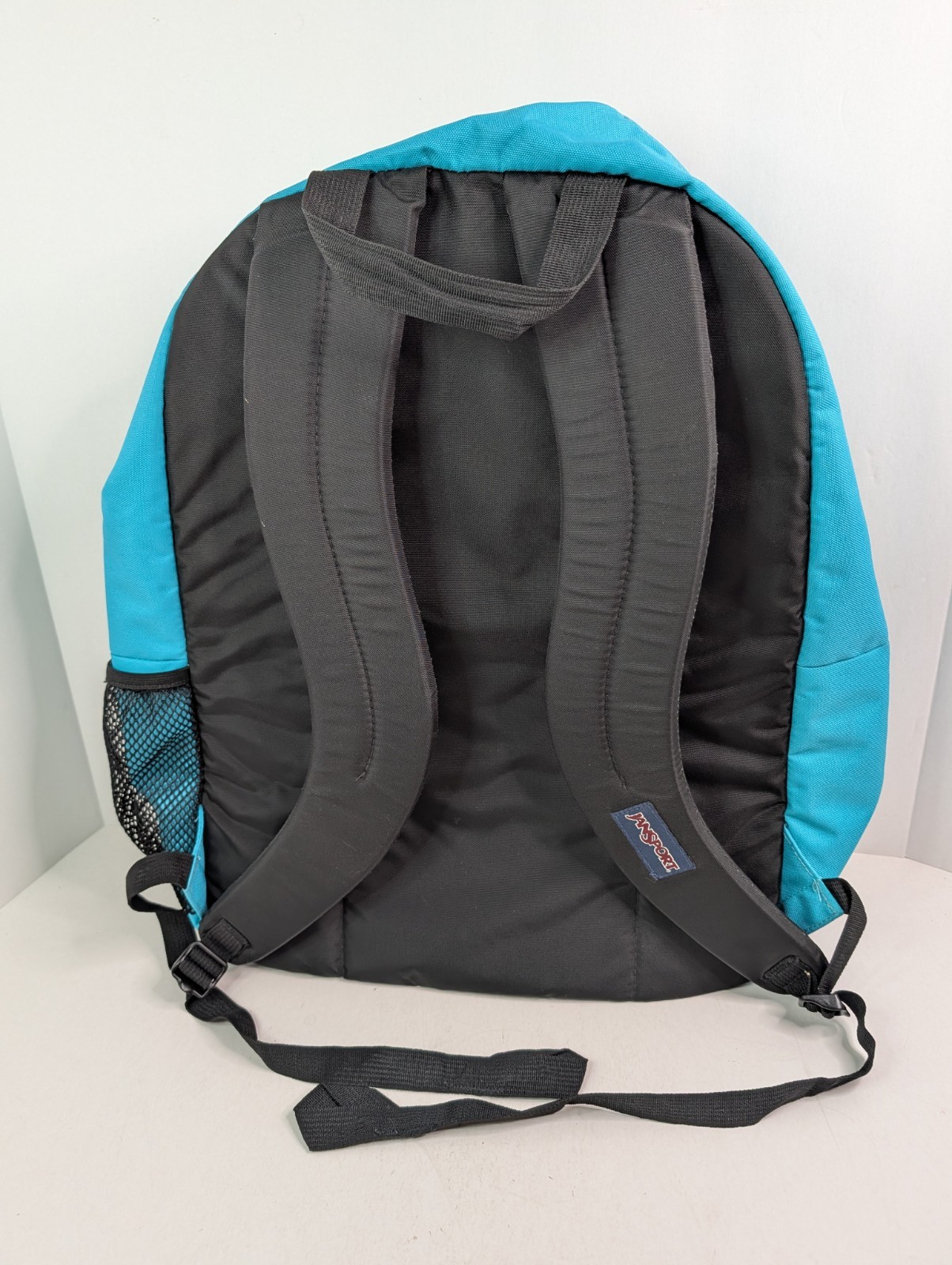 Jansport Backpack 2000s 90s School Trip Camping Gen Y Z Blue Topaz Vintage