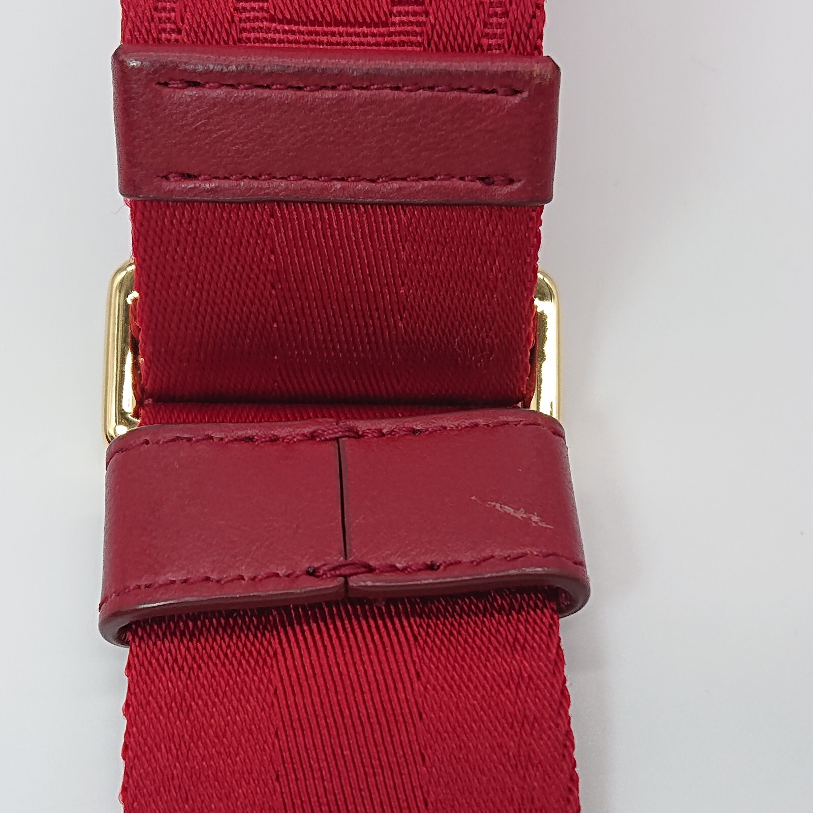 BALLY Shoulder Bag Trainspotting Leather Red Strap DENNI QT China