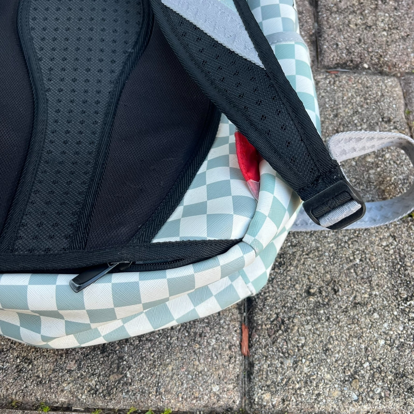 Spraygroung Haute Bear Backpack Sharks in Paris Bear Bag Limited Edition Teal