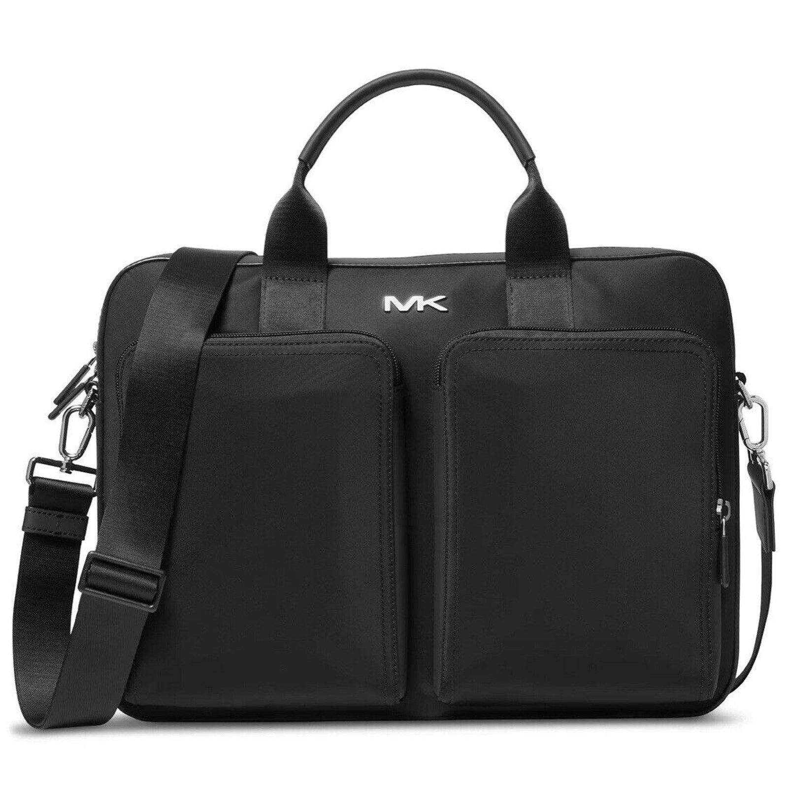 Michael Kors Men’s Utility Pocket Logo Briefcase Black