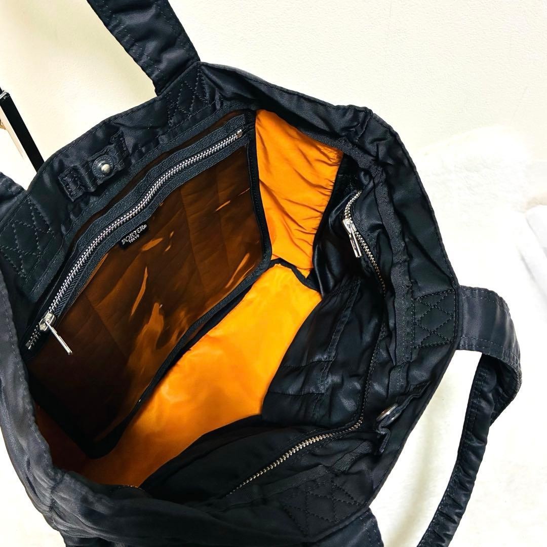 PORTER Yoshida TANKER Tote Bag Black Japan Authentic