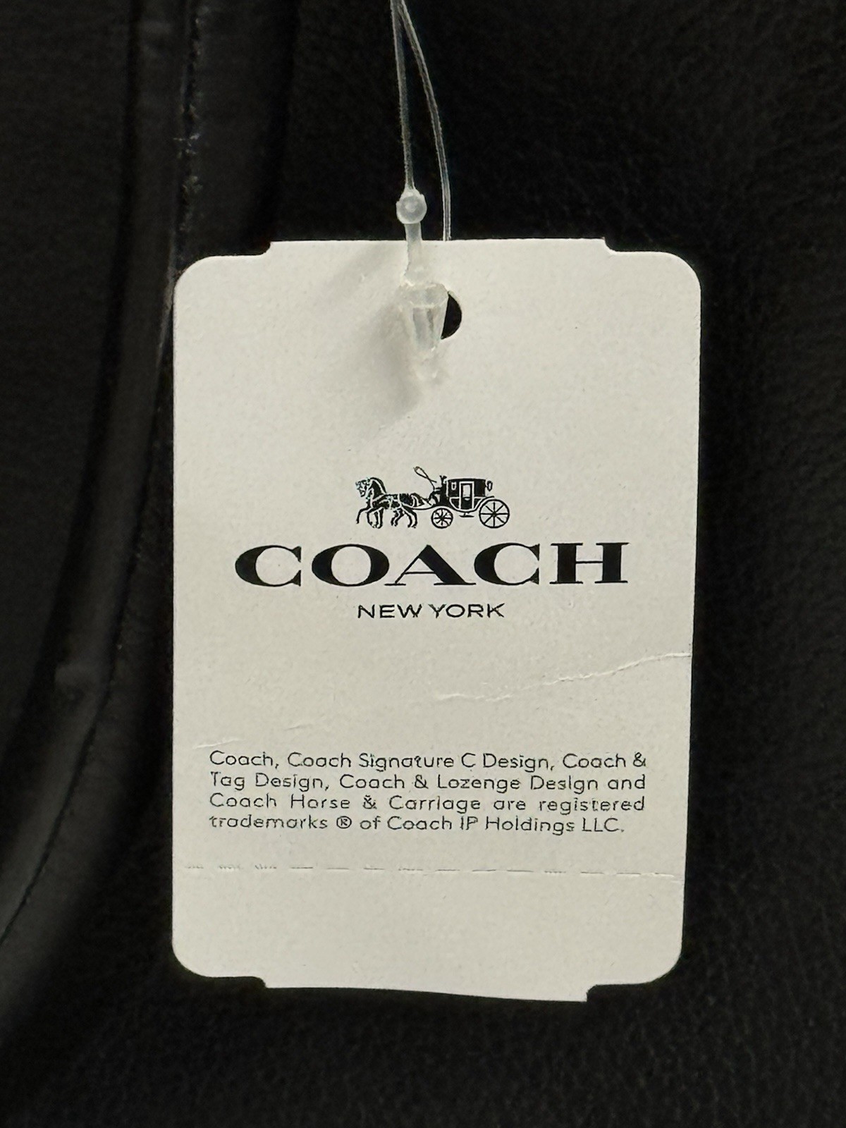 NWT COACH Beckett 2-Way Structured Black Leather Shoulder Business Briefcase New
