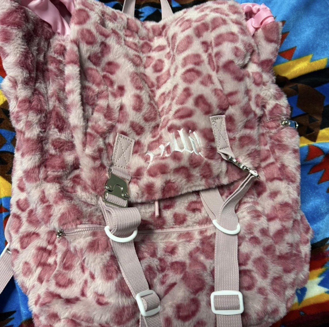 Volli Pink Leopard Backpack 🐆