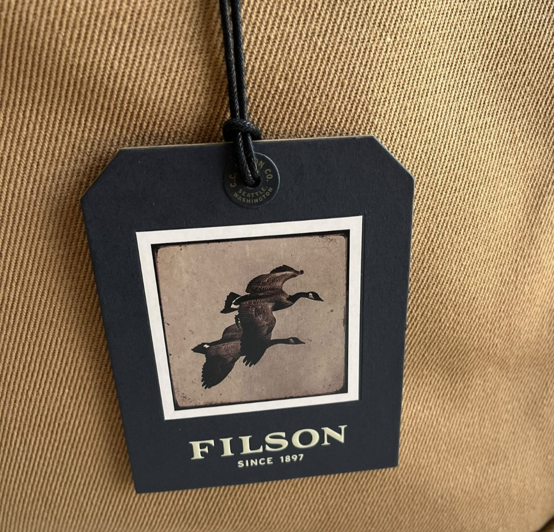 Filson Rugged Twill Original Briefcase | Made in USA | Dark Tan 256 Brand New