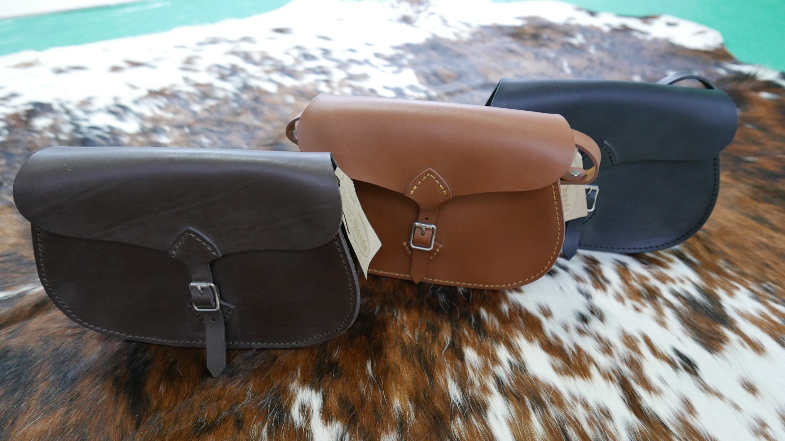 Medium Saddle Leather Sling bag in Dark Terracotta Color Veggie Tanned Sling Bag