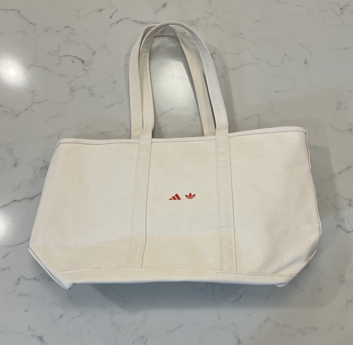 Rare Adidas Remember The Why Canvas Tote Bag Event Exclusive Cream Natural