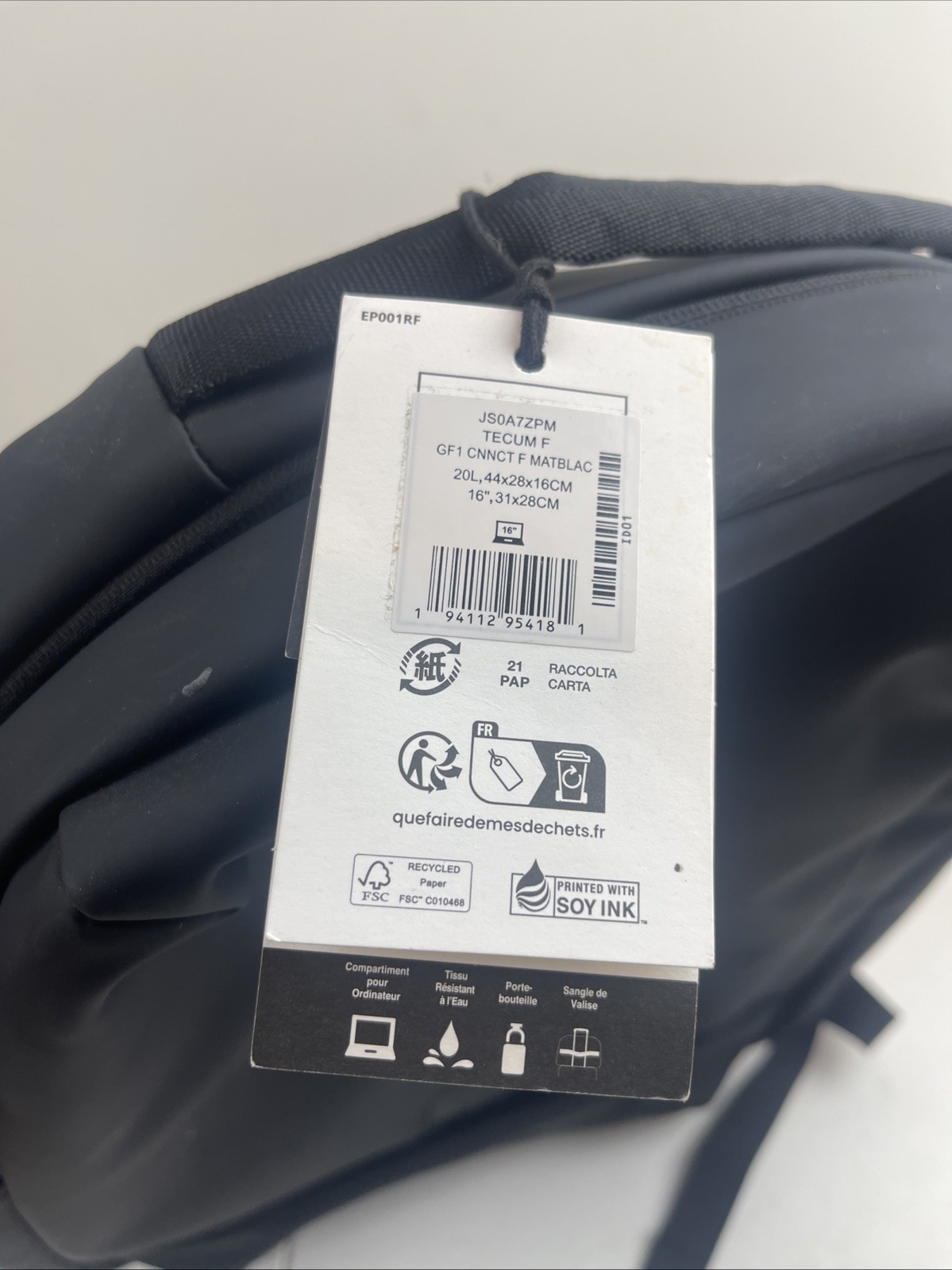 Eastpak Backpack Black (size 16” Laptop) School Work Commute Casual Everyday