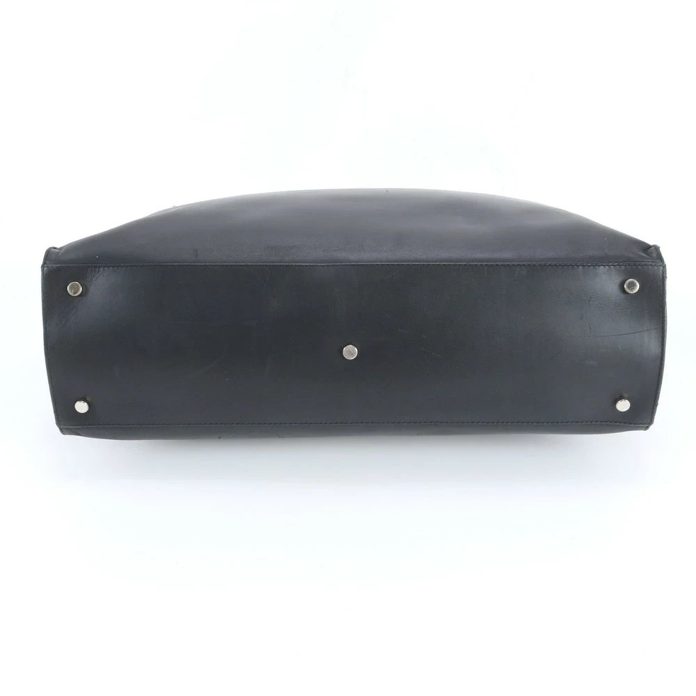 Salvatore Feragamo 2way Briefcase Business Tote Bag Leather Black 43x31x13cm