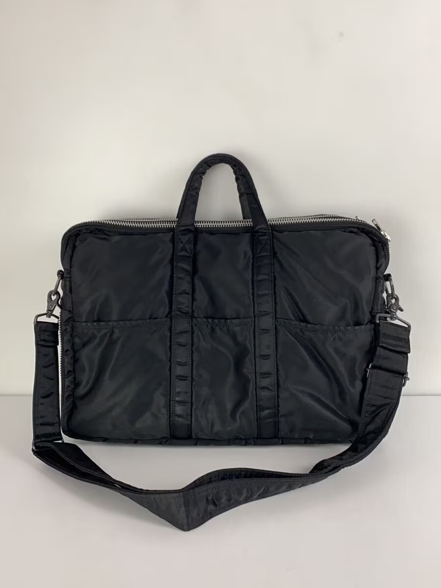 PORTER 2WAY DOCUMENT BAG W zip TANKER Black 622 15151