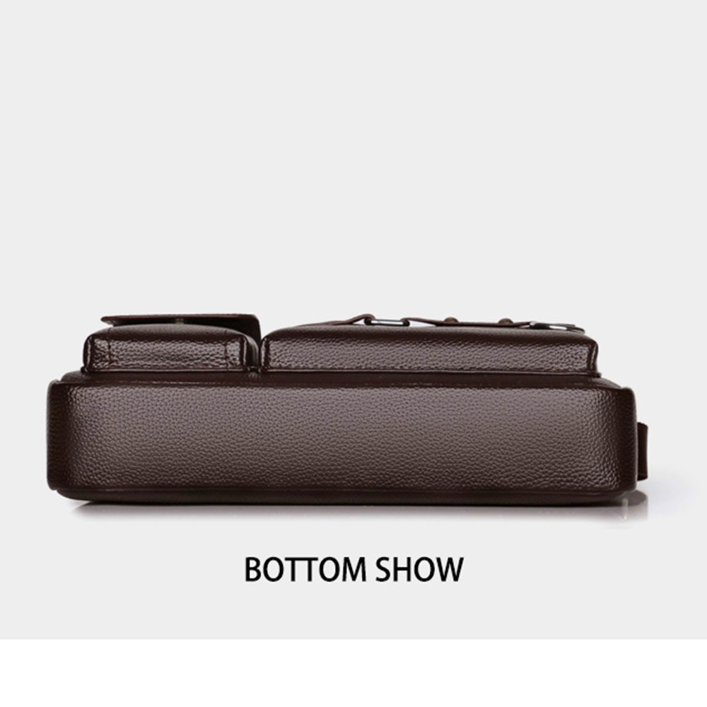 Laptop Shoulder Bag Zipped Document Messenger Briefcase Work Travel Office Strap