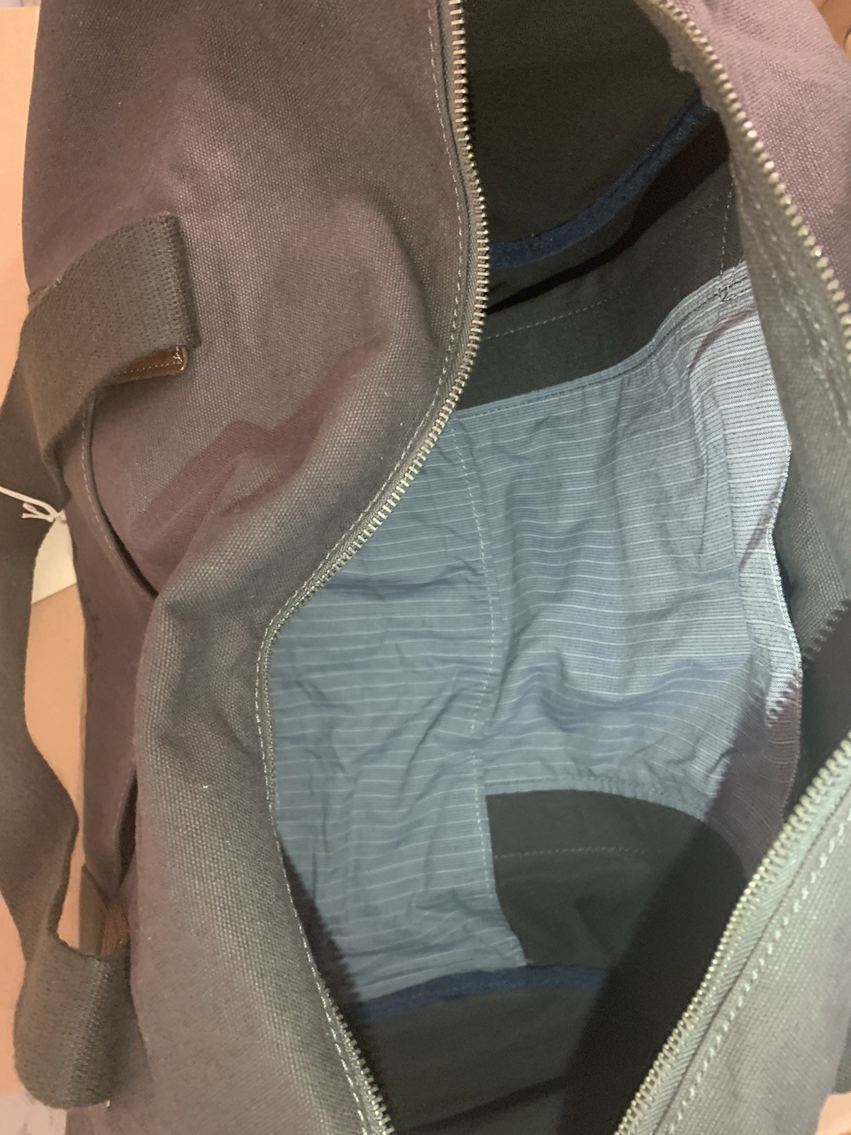 Alternative canvas duf bag gray durable Father Day Gift