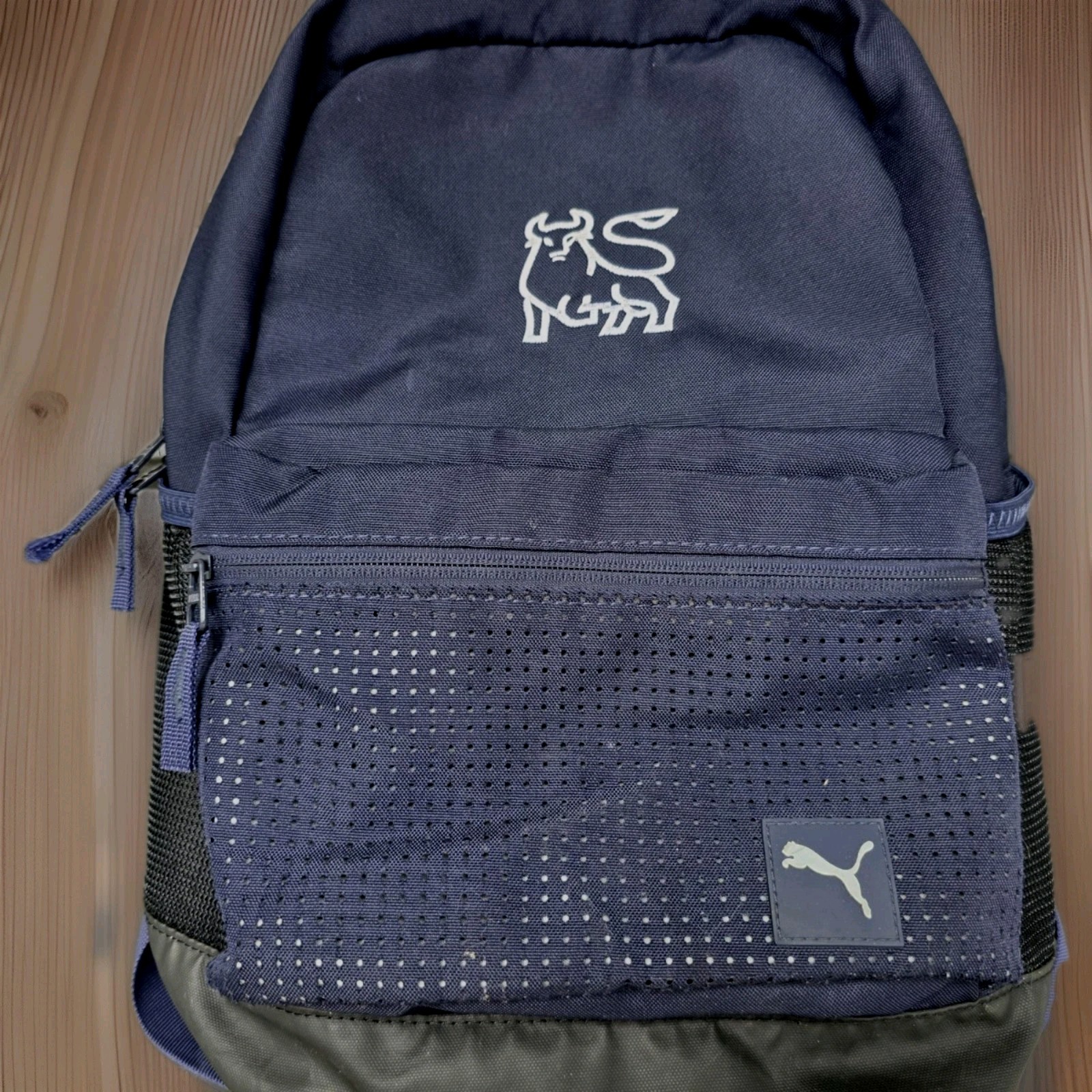 Merrill Lynch Puma Backpack Blue Black Wall Street Finance CS-174-BTS19 EUC