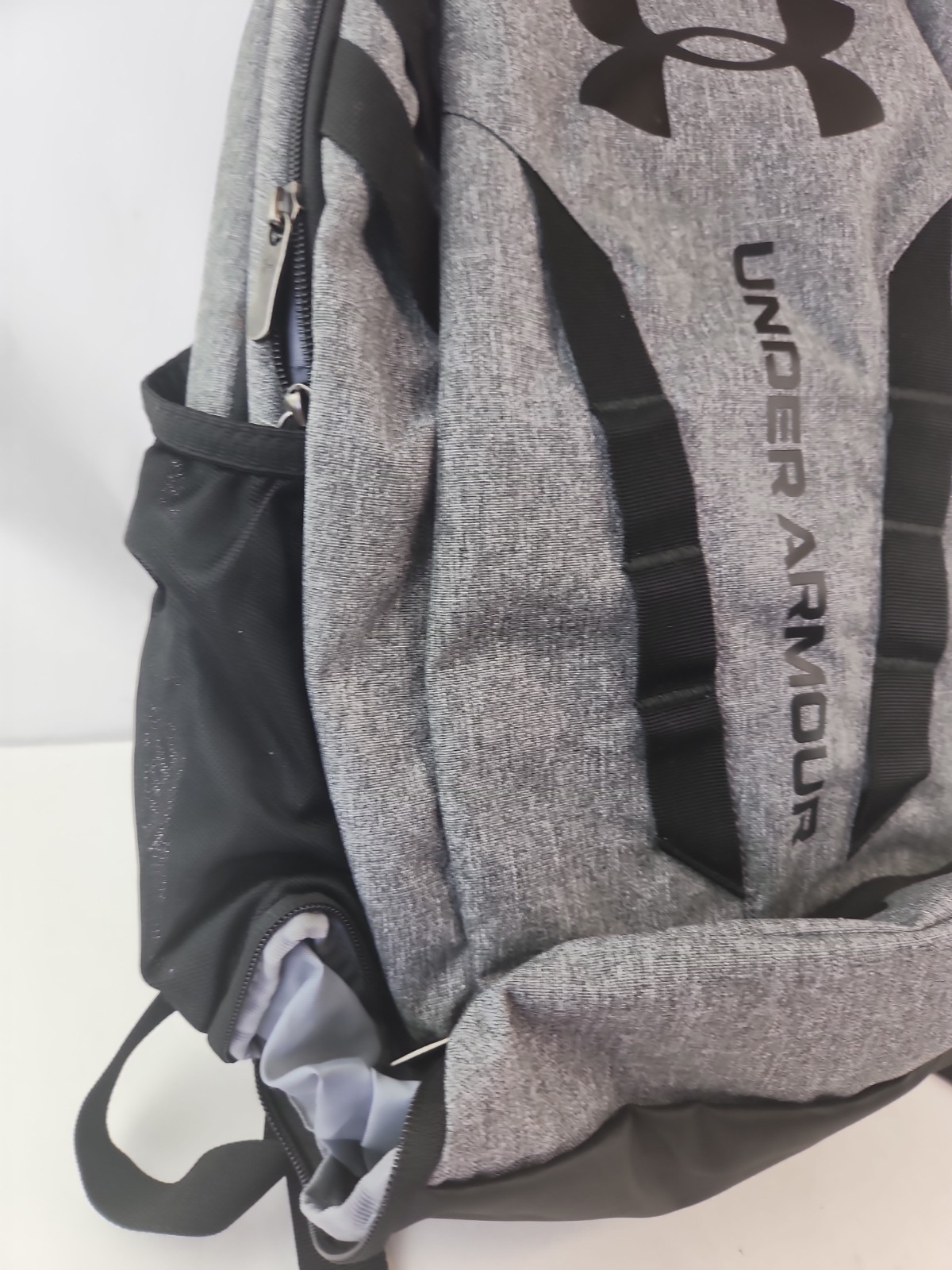 Under Armour UA Hustle 5.0 Backpack Storm 29L Commuter Bag Laptop Unisex Gray.
