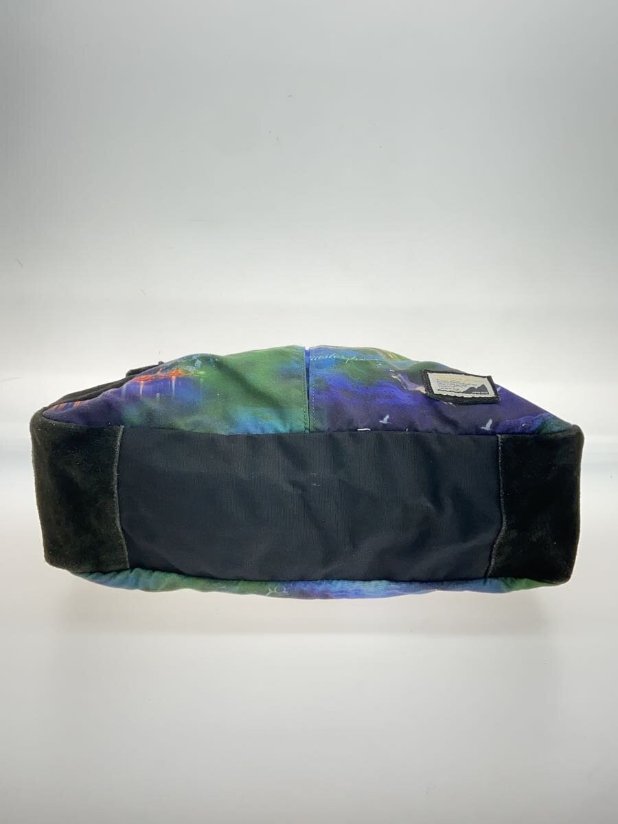 MSPC (master-piece) Tote Bag, Polyester, Green and Blue, Photo Print, All-Over P
