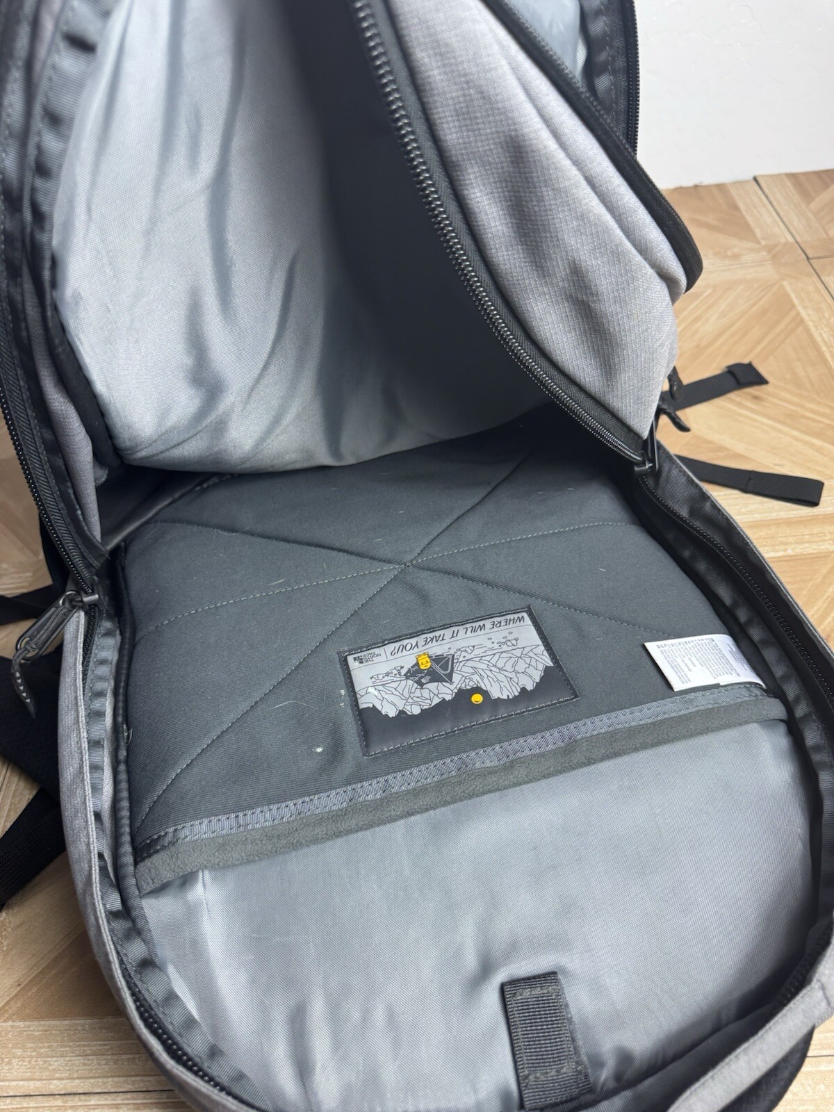 The North Face Generator Backpack Daypack Laptop Grey School Bag (turtle Logo)
