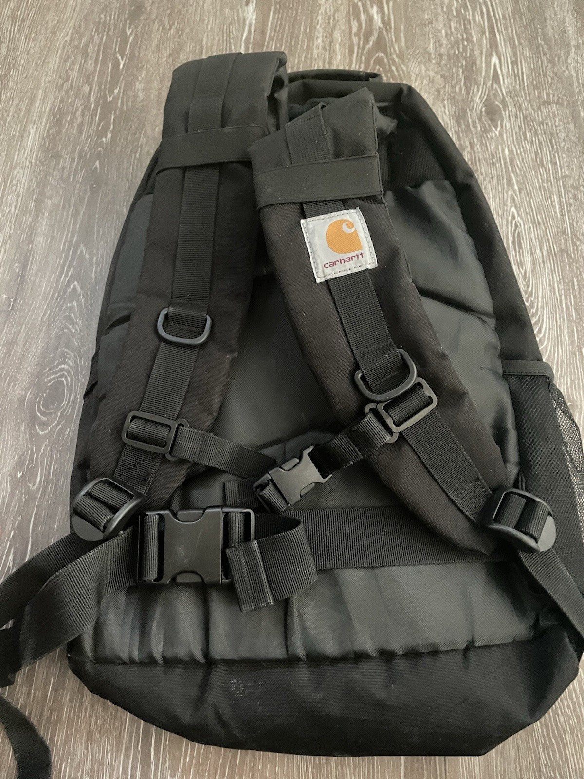 Carhartt WIP Kickflip Backpack Black *read Flaw
