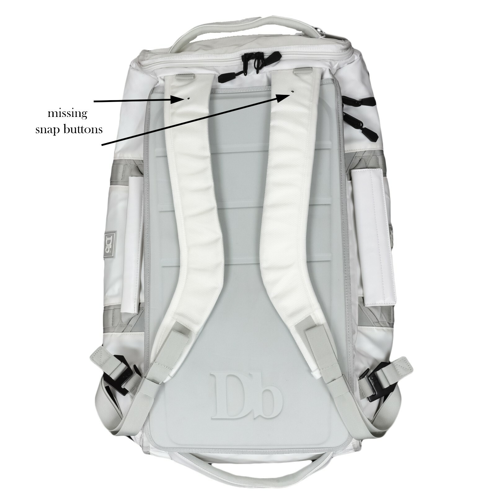 Douchebag The Carryall Duffle / Backpack 65 Liter Pure White 166A02