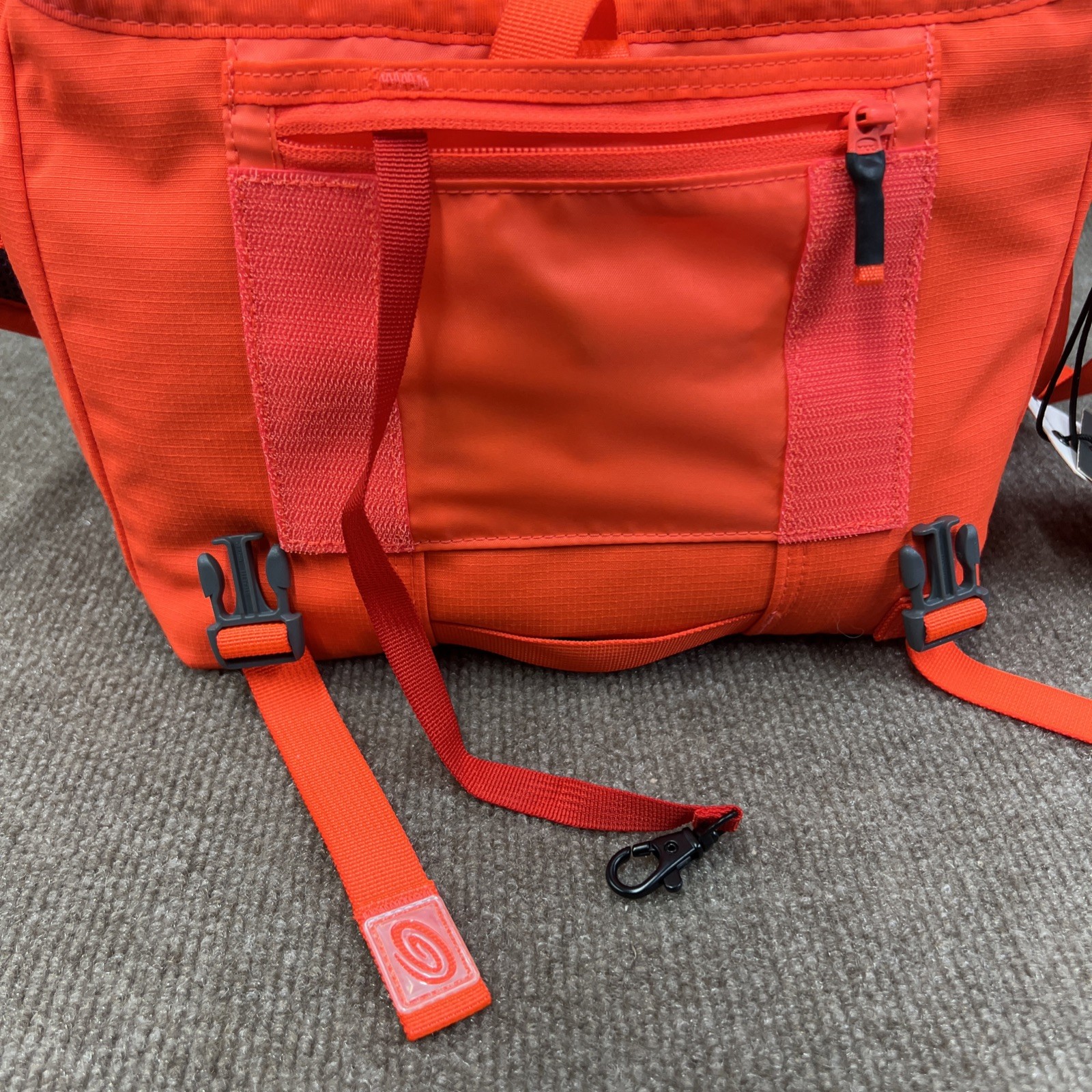 New Timbuk2 Flight Classic Messenger Bag Orange Sz XS CrossBody Shoulder Strap