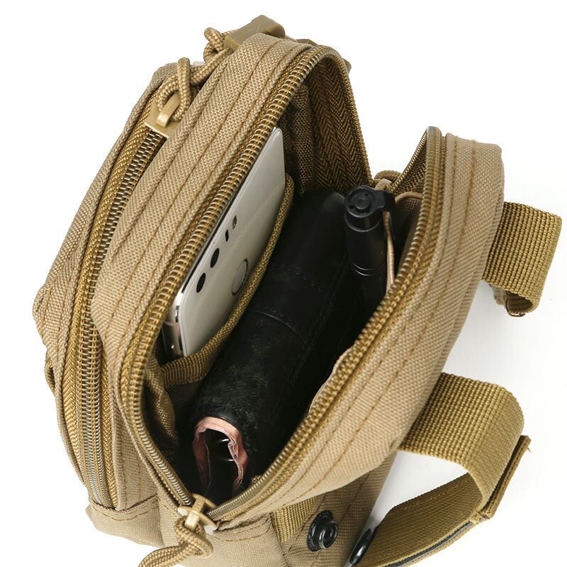 Tactical Molle Pouch EDC Multi-purpose Belt Waist Pack Bag Utility Phone Pocket