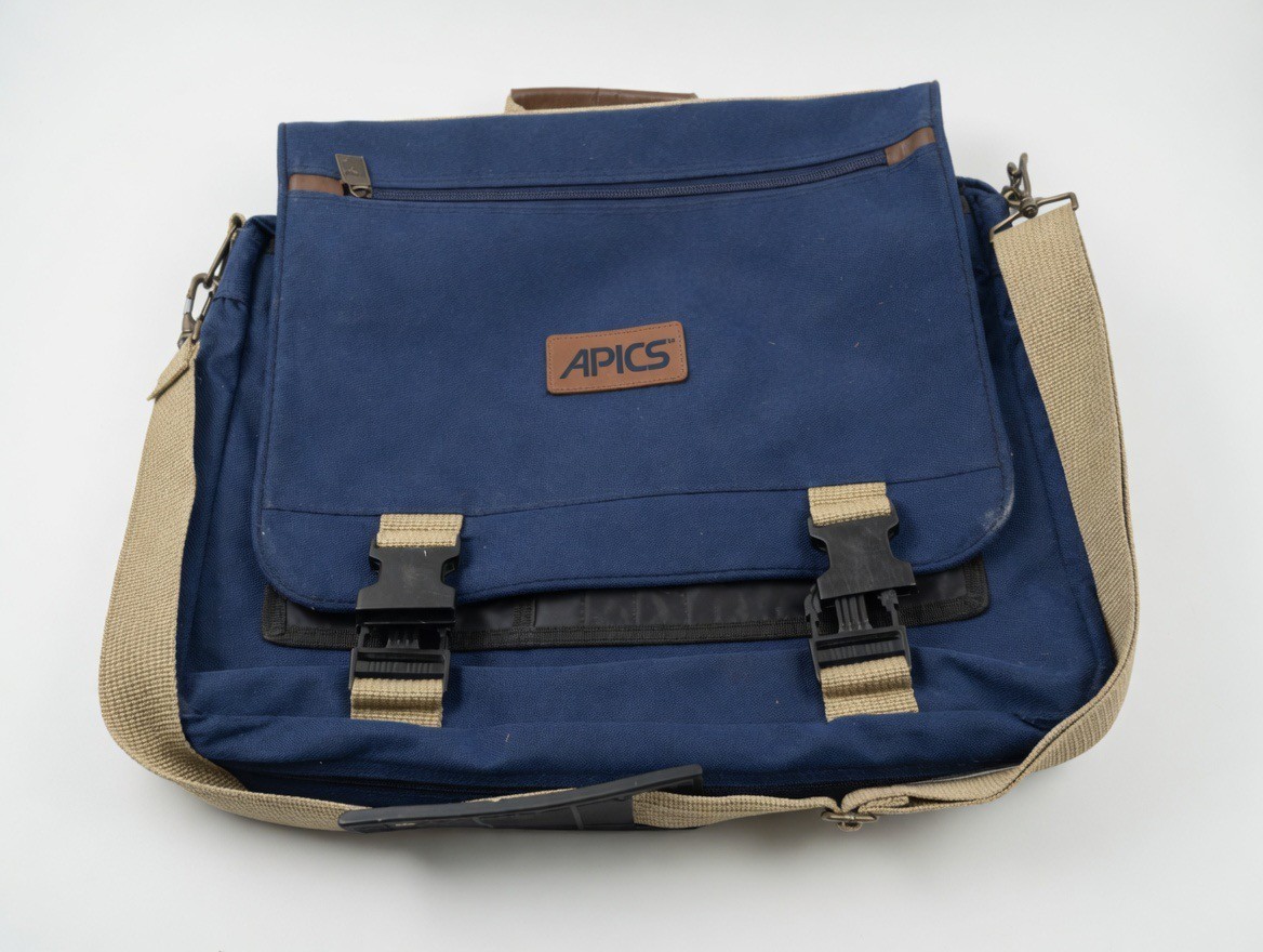 Canvas Messenger Bag Northwest Blue Vintage Laptop Shoulder Travel