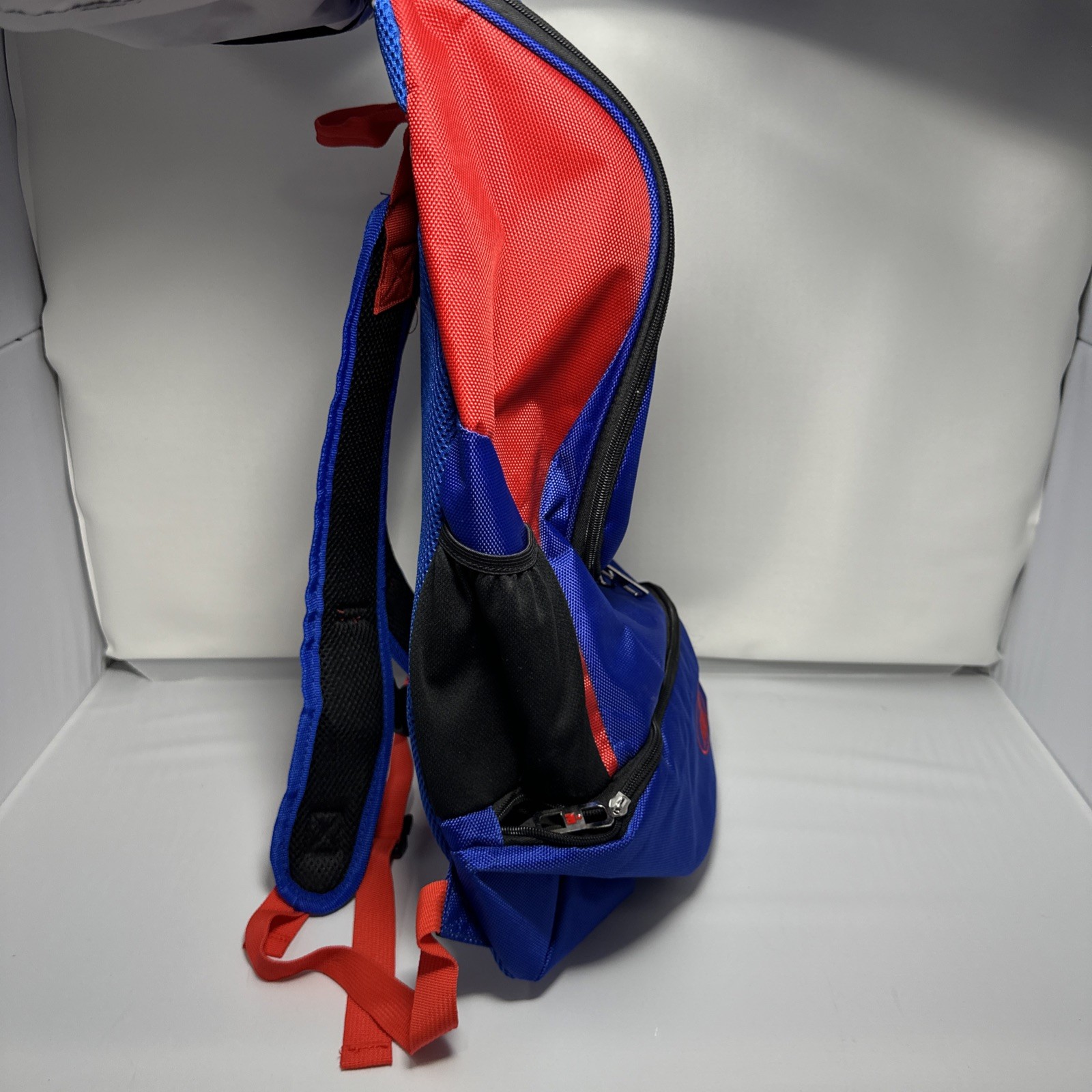 Tulsa Ironman Backpack Athlete Used Red Blue And Black