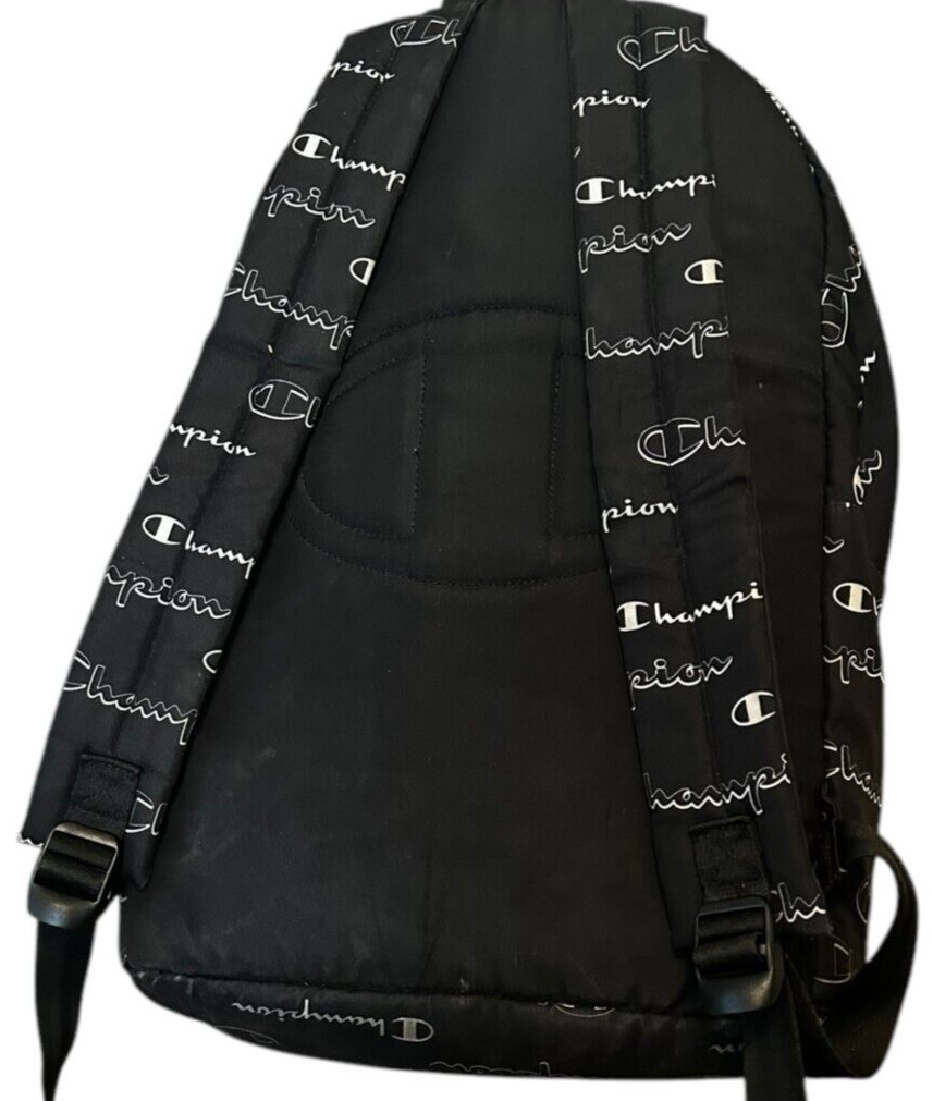 Champion Advocate Backpack, Black Combo, One size – All over logo print