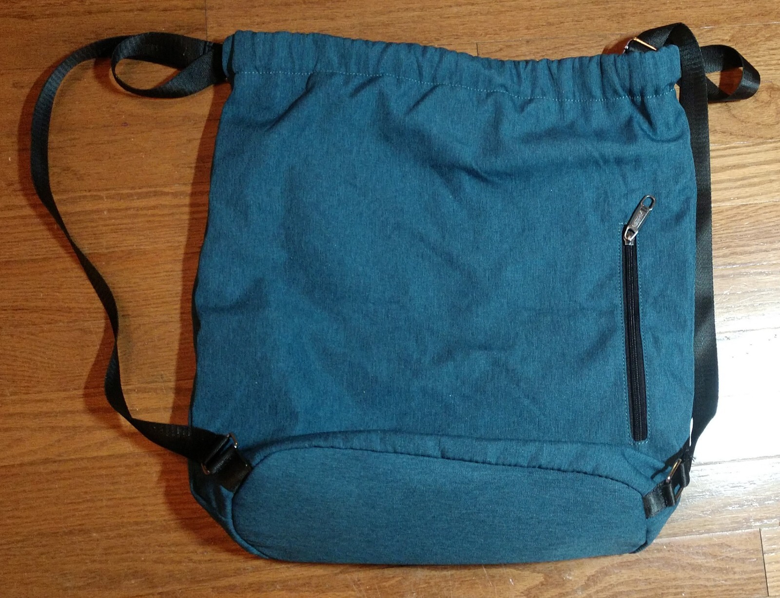 Kaukko Theideaman Backpack Sinch Bag – Earthy Blue Green Color EUC