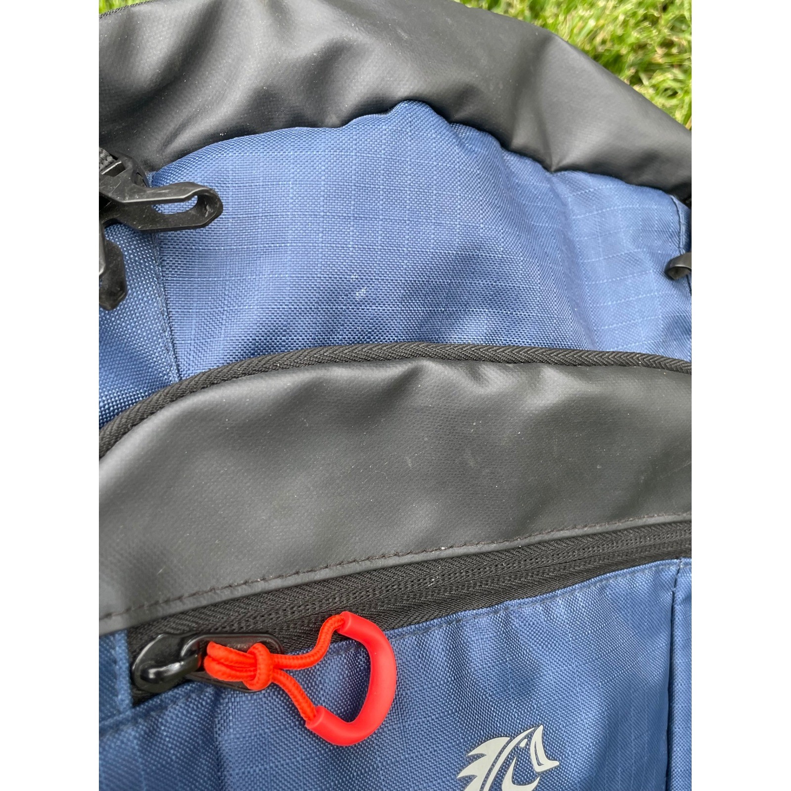 Evolution Fishing 3700 Tackle Backpack Blue Black Ripstop Angler Bag Mens