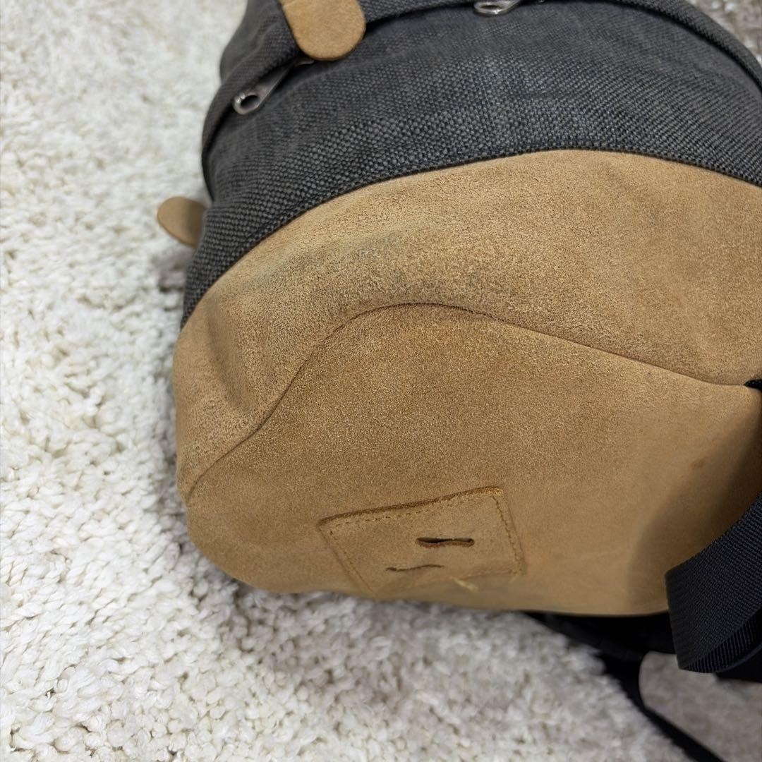 The North Face Nanamica Medium Daypack Charcoal Gray × Beige Used