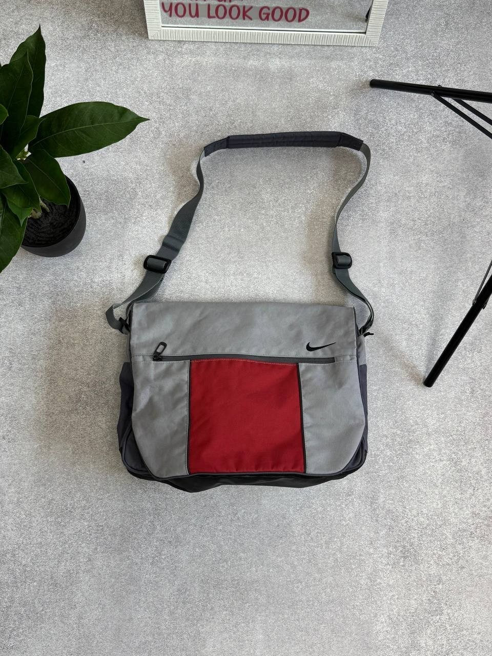 Vintage Nike Y2K Retro sport activewear shouldes messenger sling bag