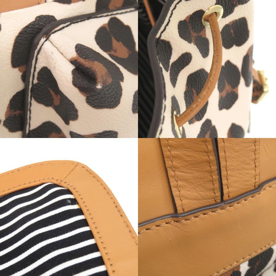 Tory Burch Leopard Print PVC Multicolor