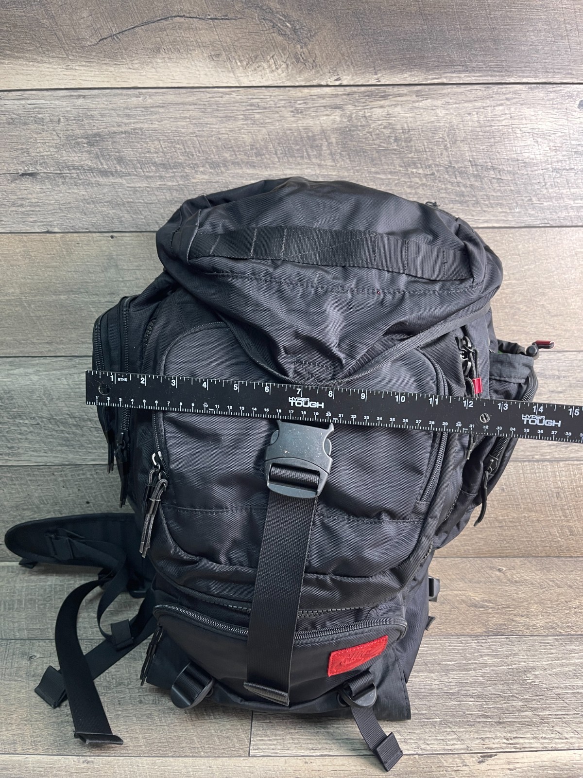Nike Backpack SB Eugene Black Nylon Zip Outer Pockets Adjustable Strap Shoulder