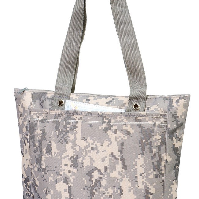 School Student Work Digital Camo Tote Bag