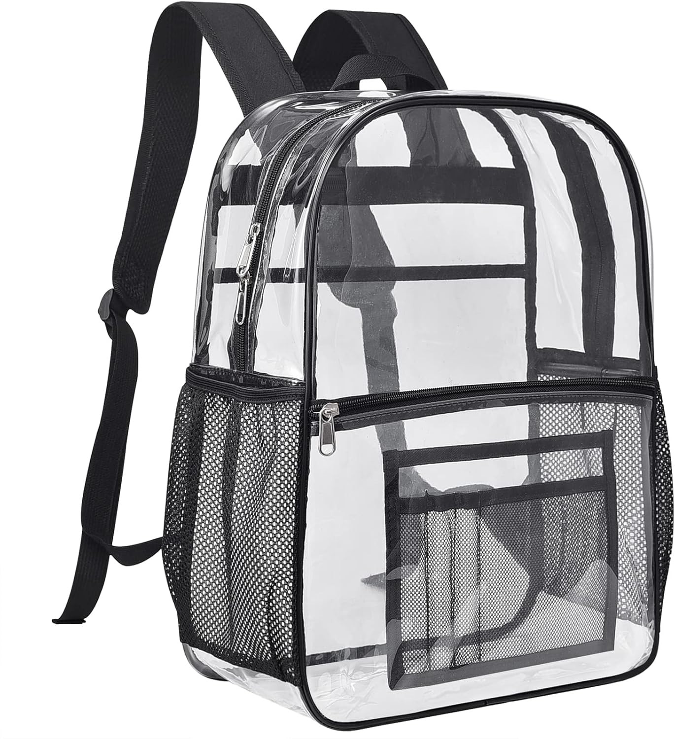 Clear Backpack for Stadium Approved 12×6×12, Water Proof Clear Bag for Stadium E