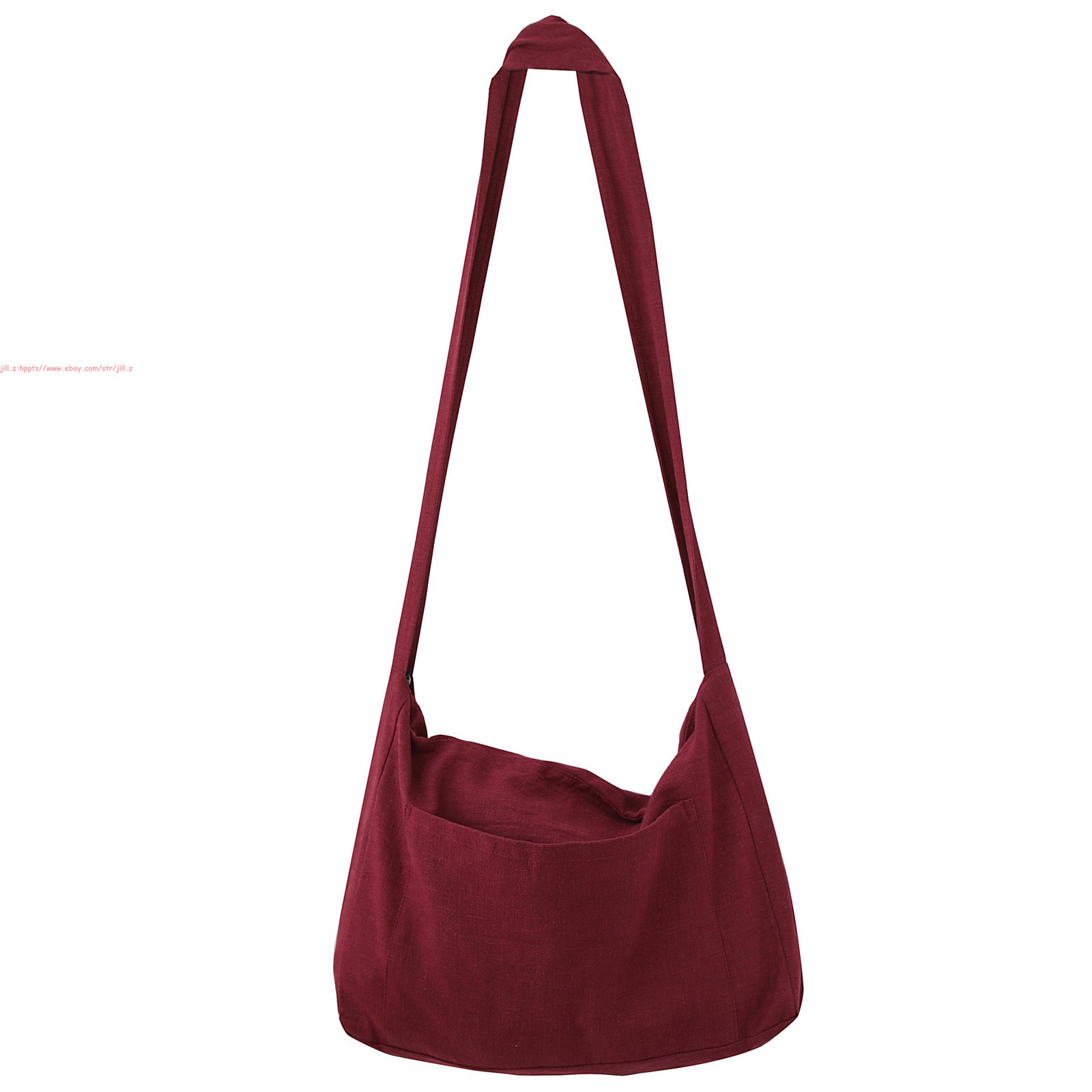 Chinese Retro Cotton Linen Shoulder Bag Buddhist Monk Meditation Crossbody Bags