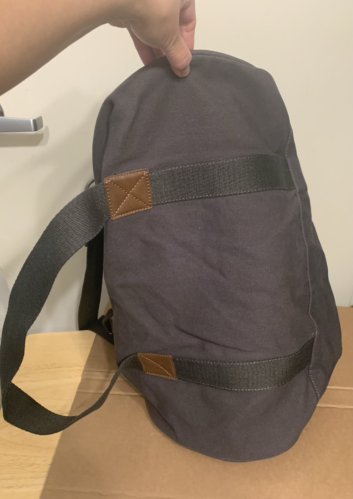 Alternative canvas duf bag gray durable Father Day Gift
