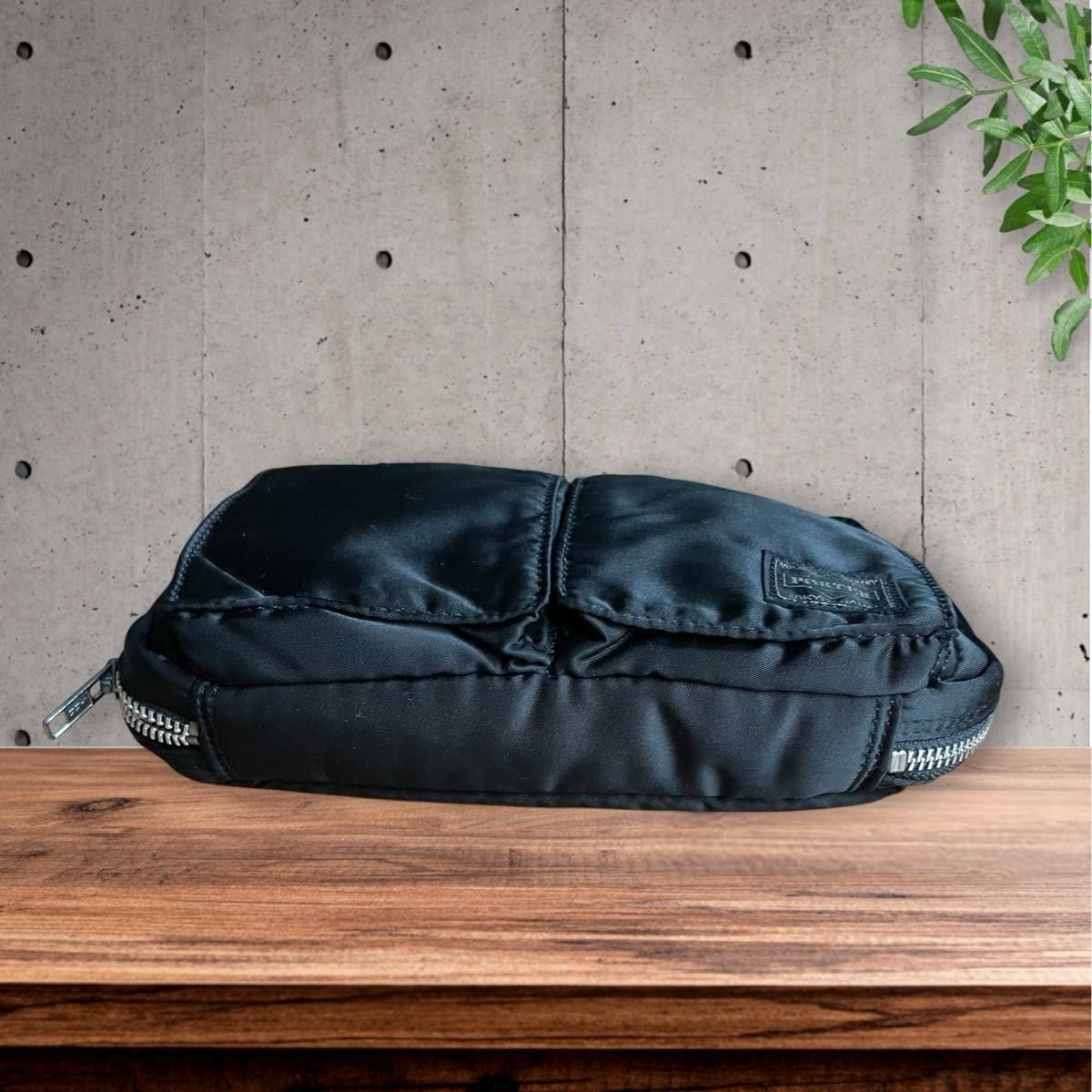 PORTERTANKERBINDERPOUCHBLACK