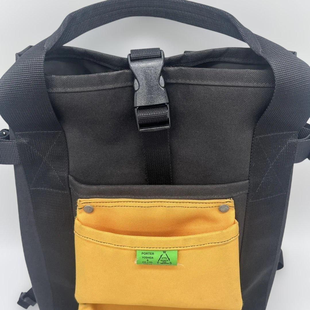 Porter Union 2Way Backpack Black Large Capacity A4 Fits for Work Travel