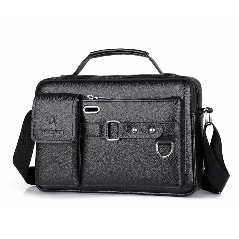 Men’s Handbag Shoulder Bag Leather Business Briefcase Crossbody Casual Fashion