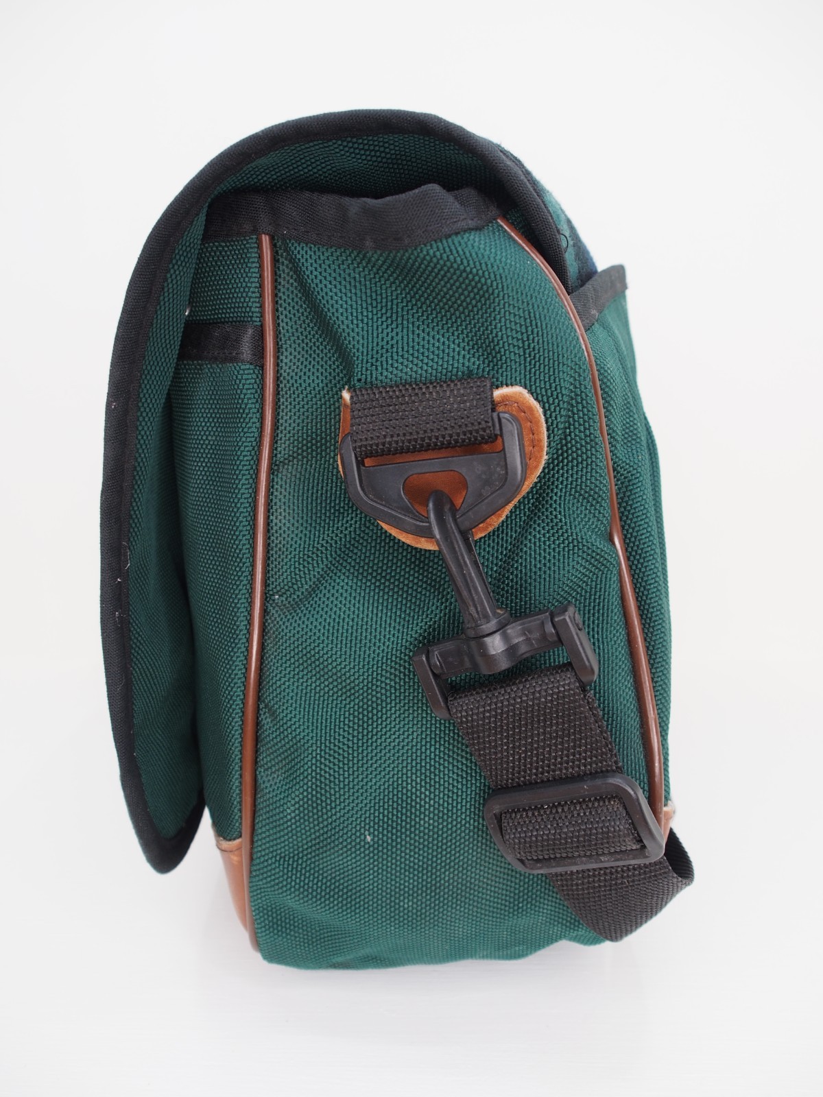 Pendleton Wool Plaid Leather Messenger Bag Crosssbody Laptop School Travel