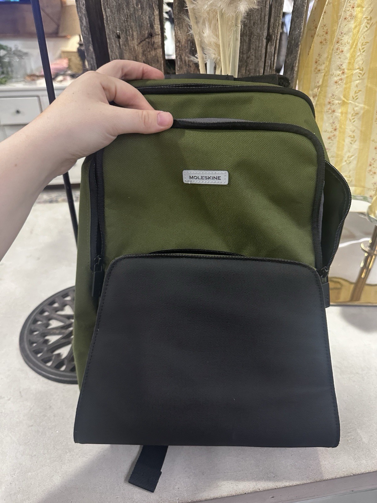 Moleskine Travel Backpack Nomad City Conifer Green Medium Fits 13″ Devices