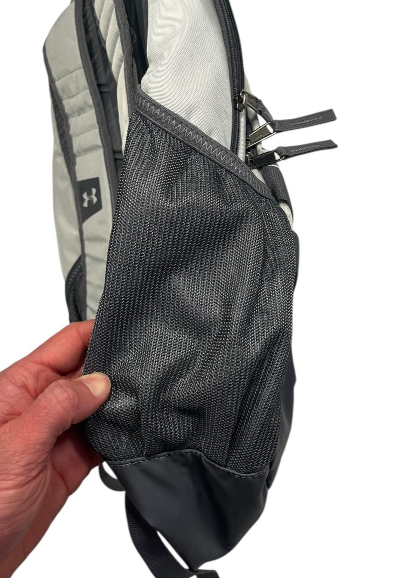 UNDER ARMOUR x STORM-1 Gray Athletic COLD-GEAR BACKPACK Hike Gym Gear School Bag