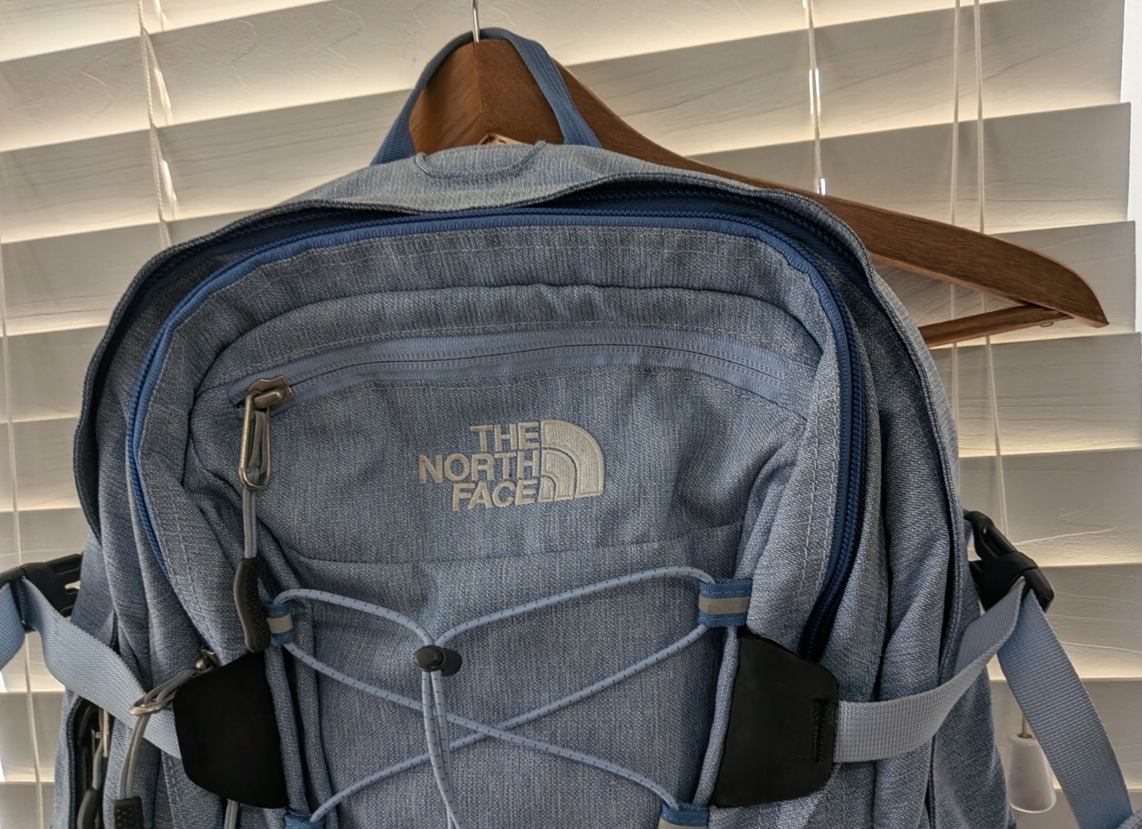 The North Face Borealis Backpack Light Blue Hiking Outdoor School Laptop